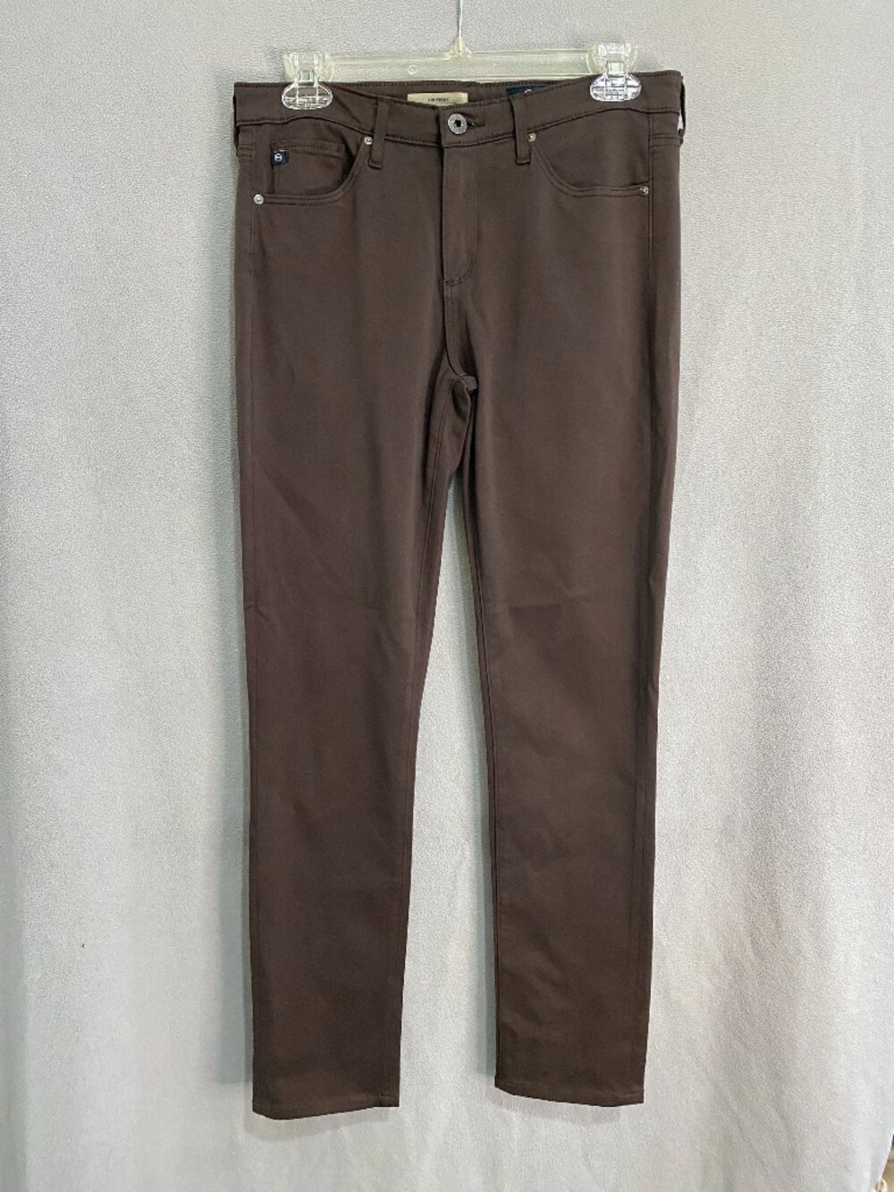 AG Adriano Goldschmied The Prima Brown Cigarette Jeans 27R Quiet Luxury